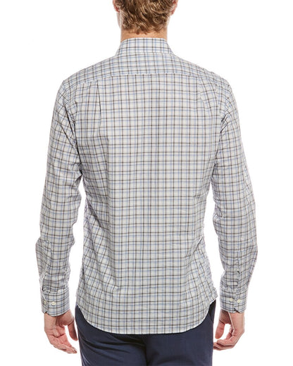 mélange plaid shirt
