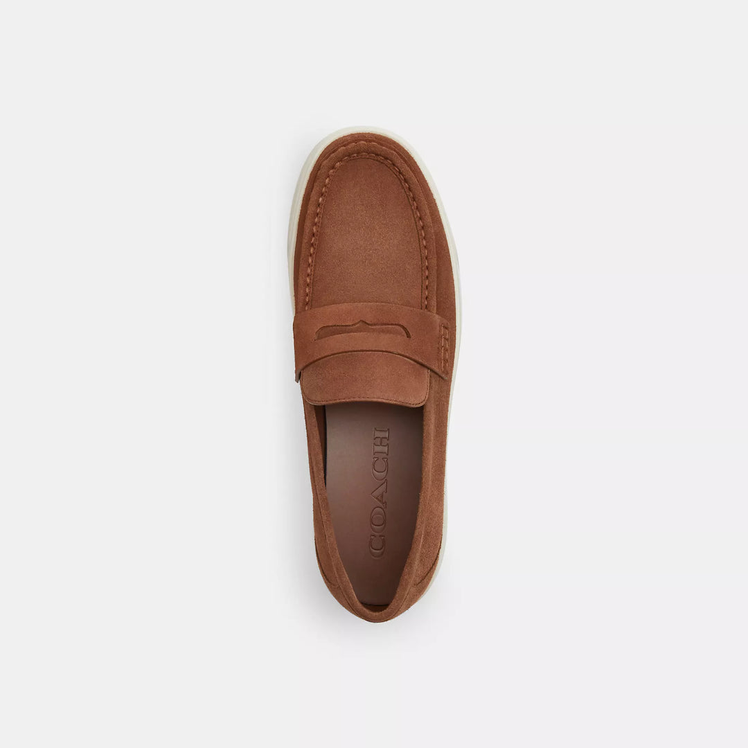 suede hybrid loafer