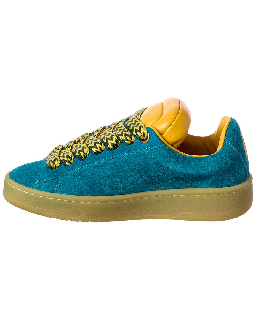 curb lite suede & leather sneaker