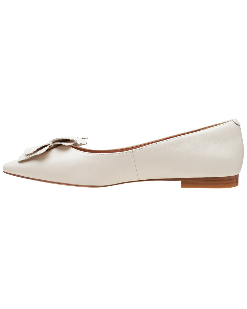 nerine leather flat