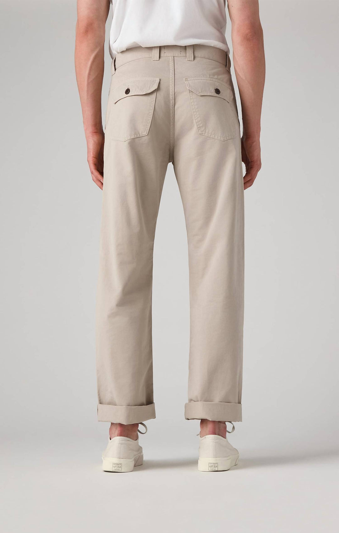fatigue double twisted twill pants in sand