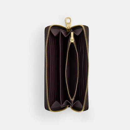 long zip around wallet in signature canvas