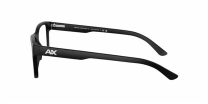 men's ax3016 eyeglasses frame in matte black