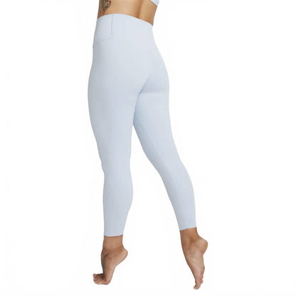 women's dri-fit zenvy 7/8 training leggings in blue