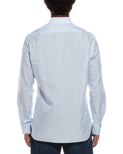 linen-blend shirt