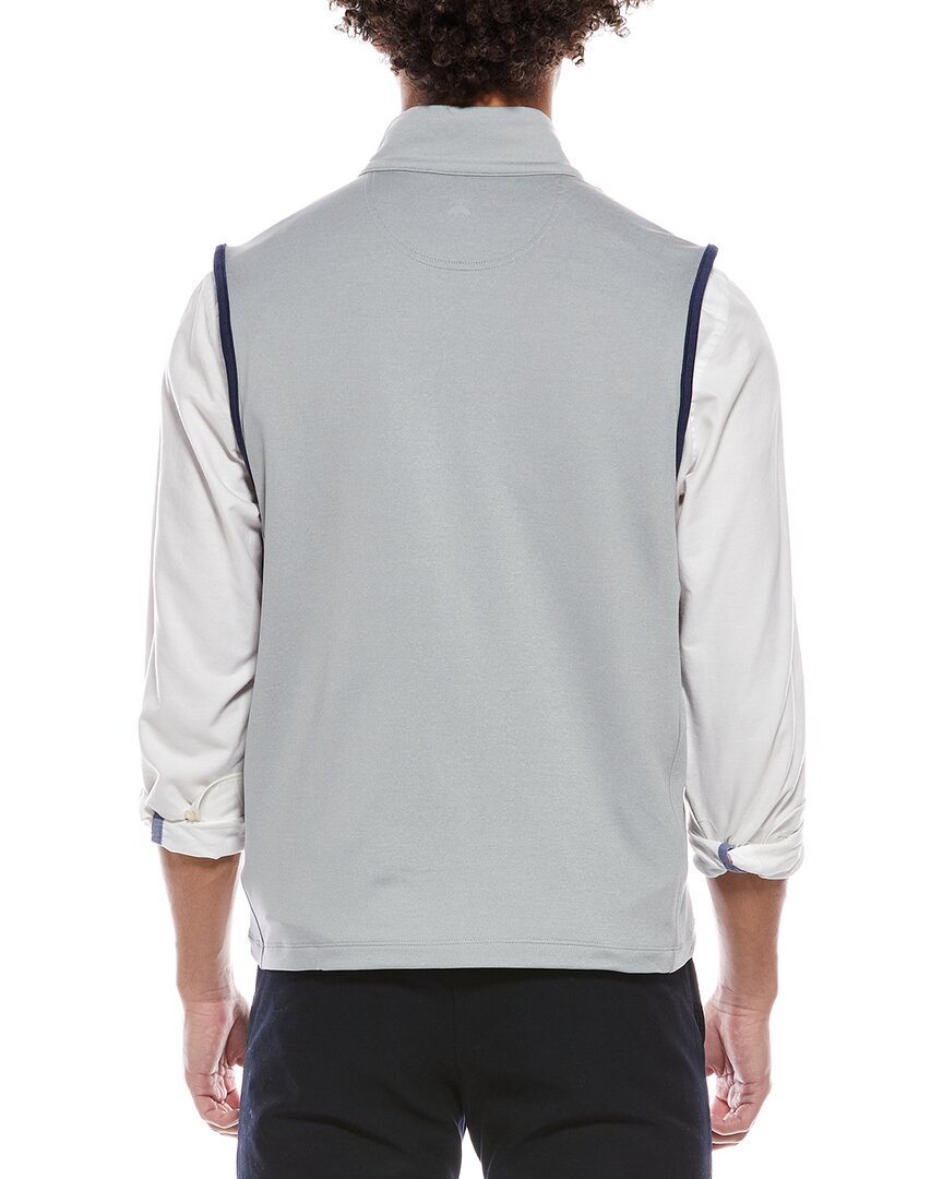 performance knit zip vest