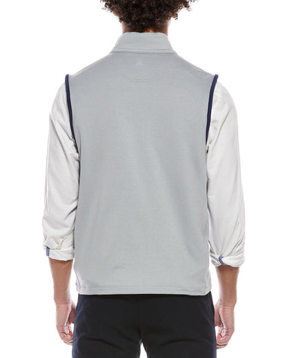 performance knit zip vest