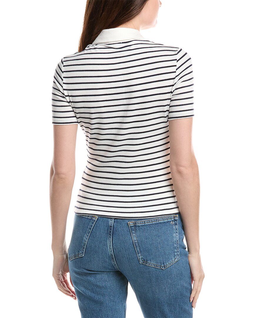 the knit button polo shirt