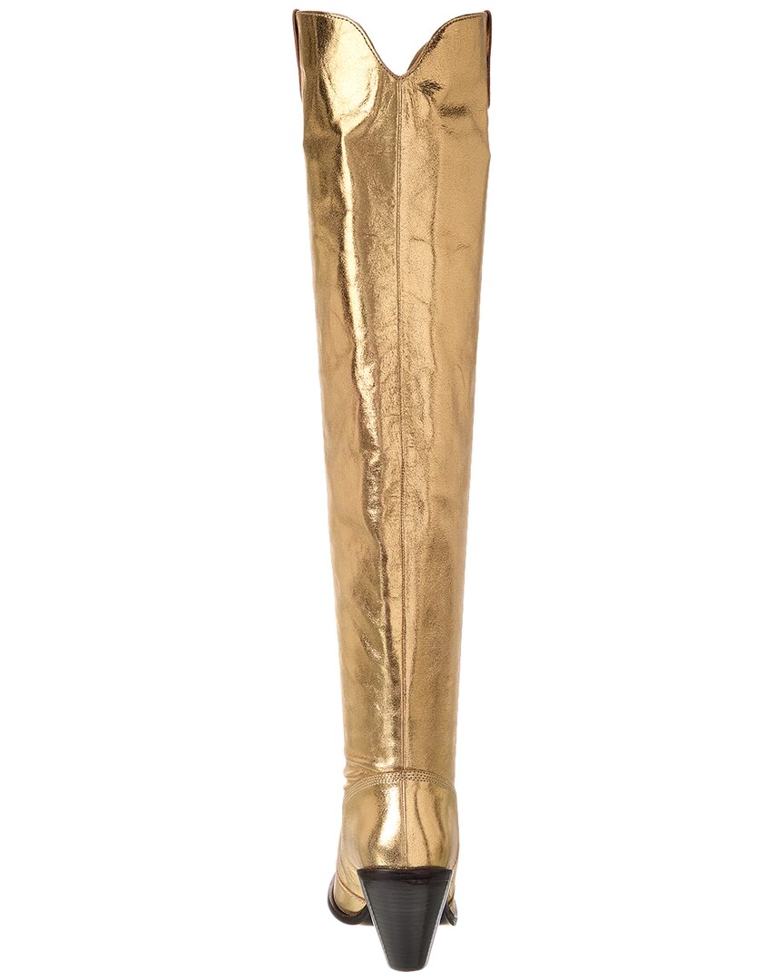 triple crown leather over-the-knee boot