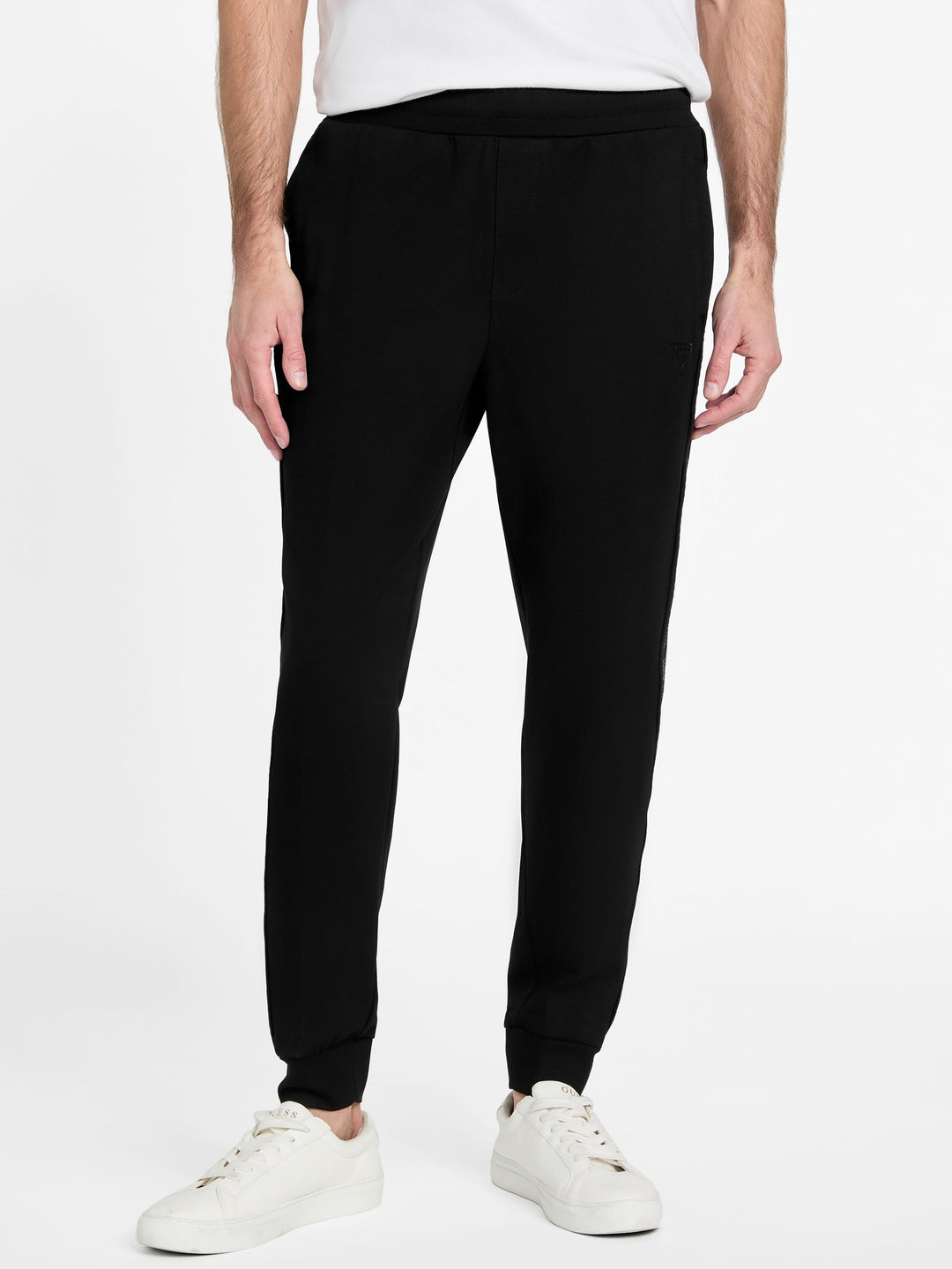 ismael logo-tape color-block joggers