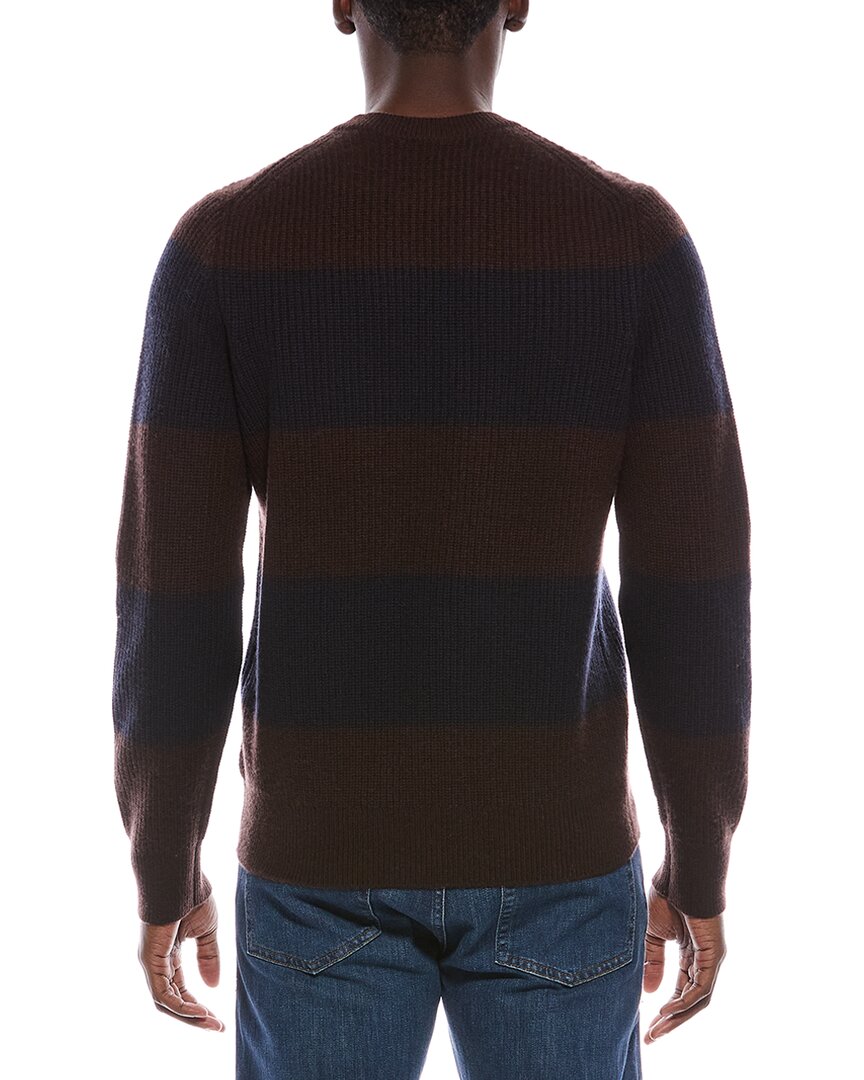 relaxed wool & cashmere-blend 1/4-zip mock neck sweater