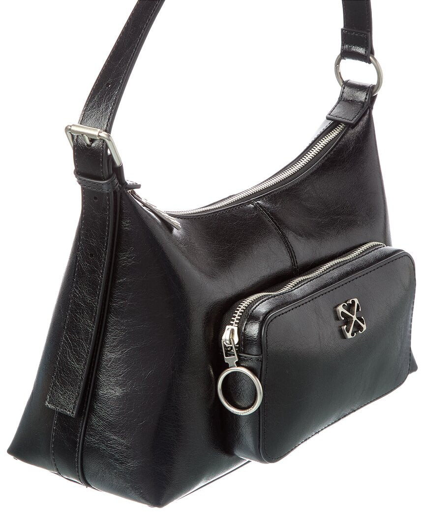 off-white dumbo leather hobo bag