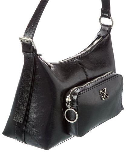 off-white dumbo leather hobo bag