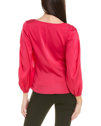 jovanna silk-blend blouse