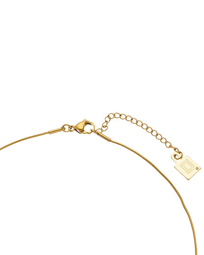 plated necklace & earrings set