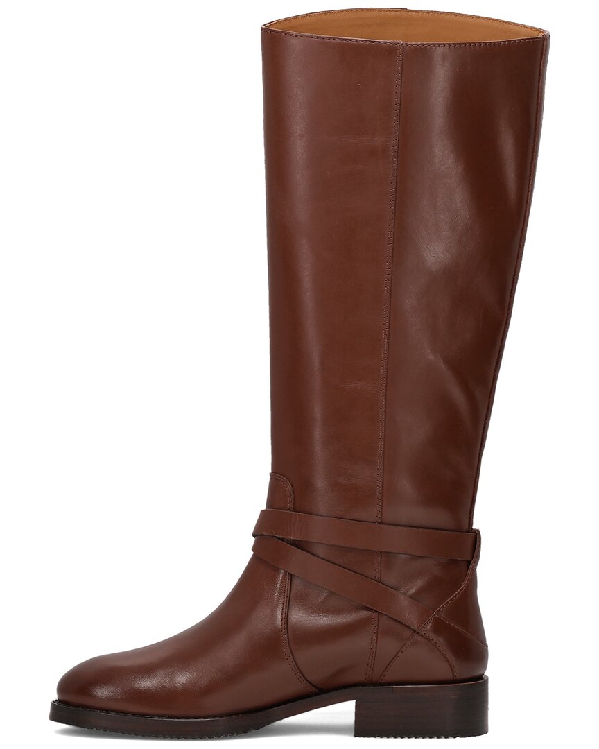 melissa belted leather boot