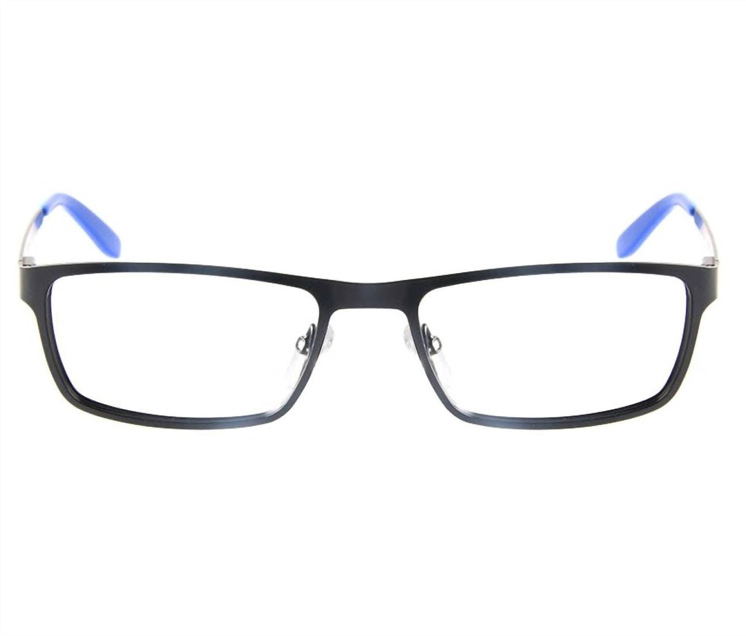 men's ca9911 rectangular eyeglasses in black blue