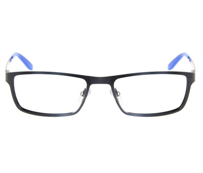 men's ca9911 rectangular eyeglasses in black blue