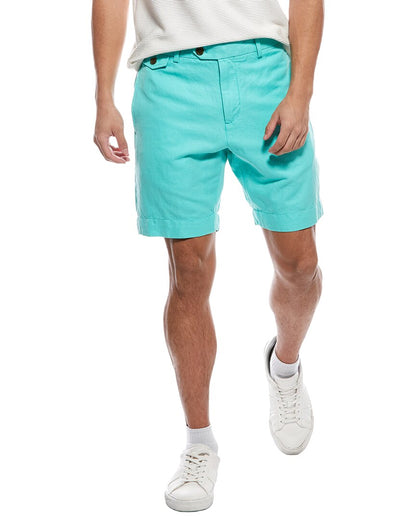 linen-blend short