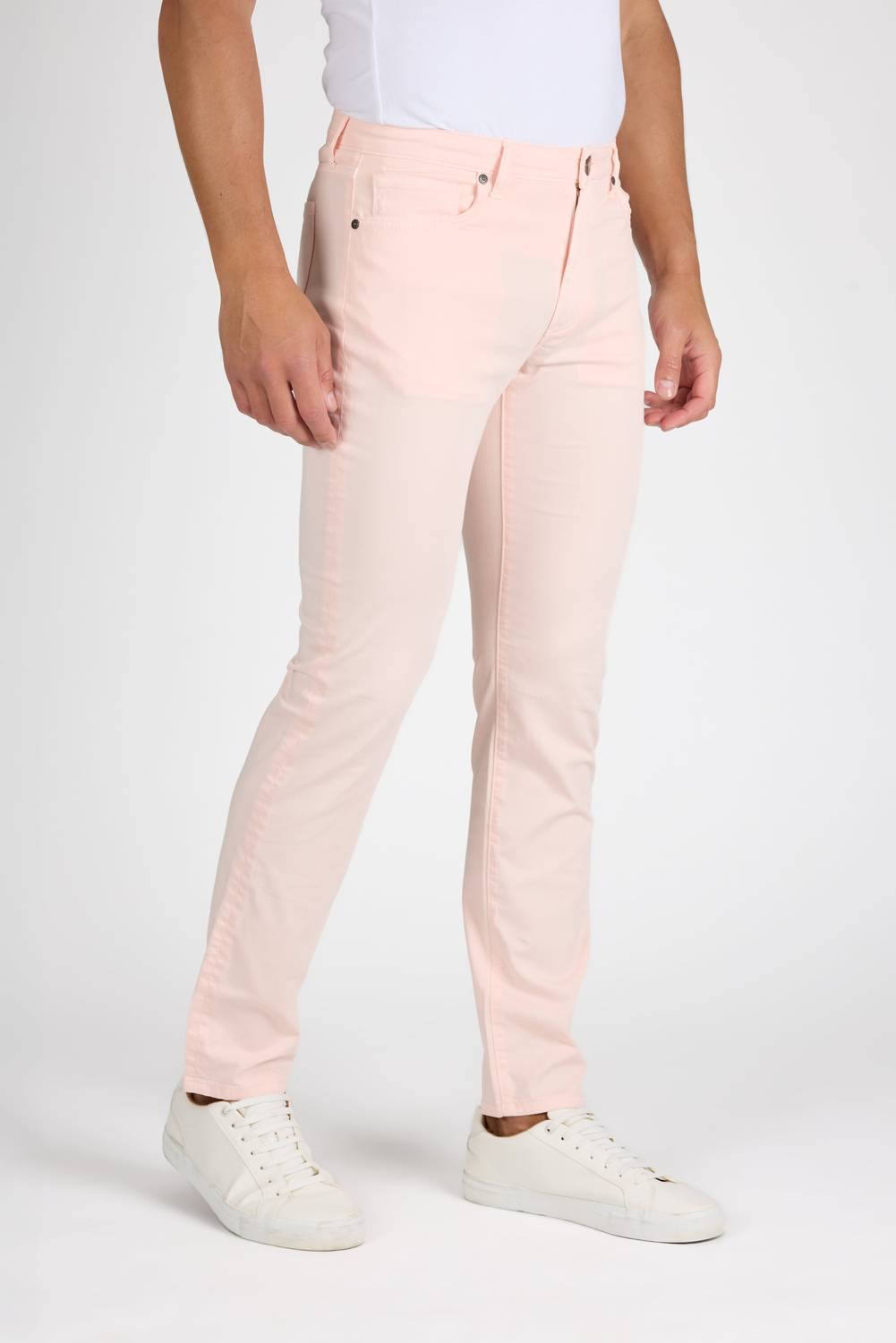 brando slim jeans in coral