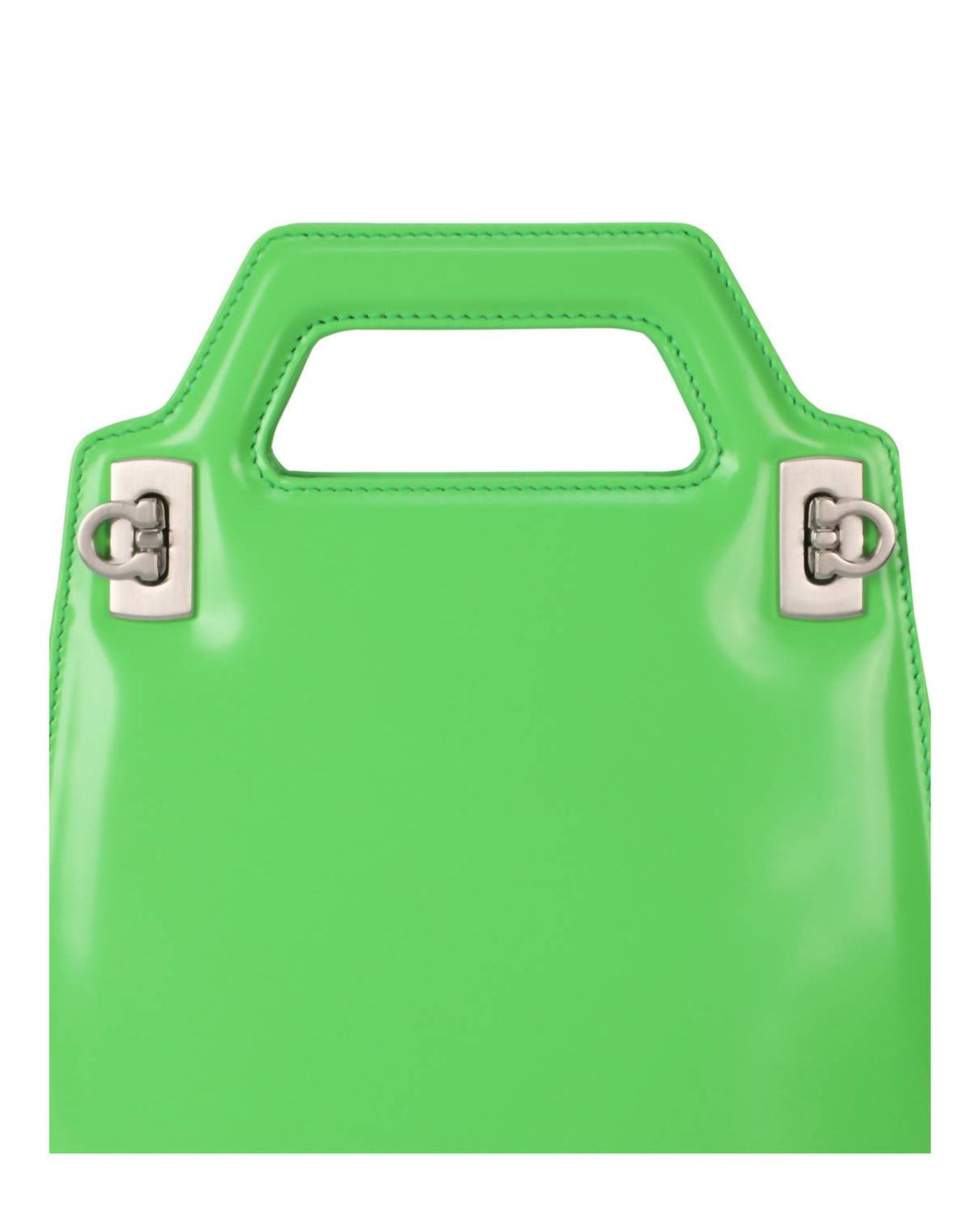 women's micro wanda patent leather shoulder bag in green