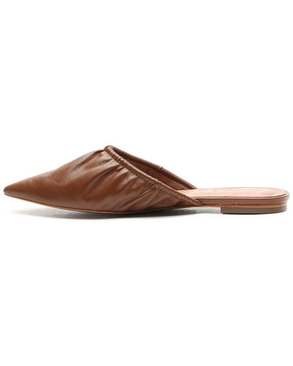 burnie leather mule