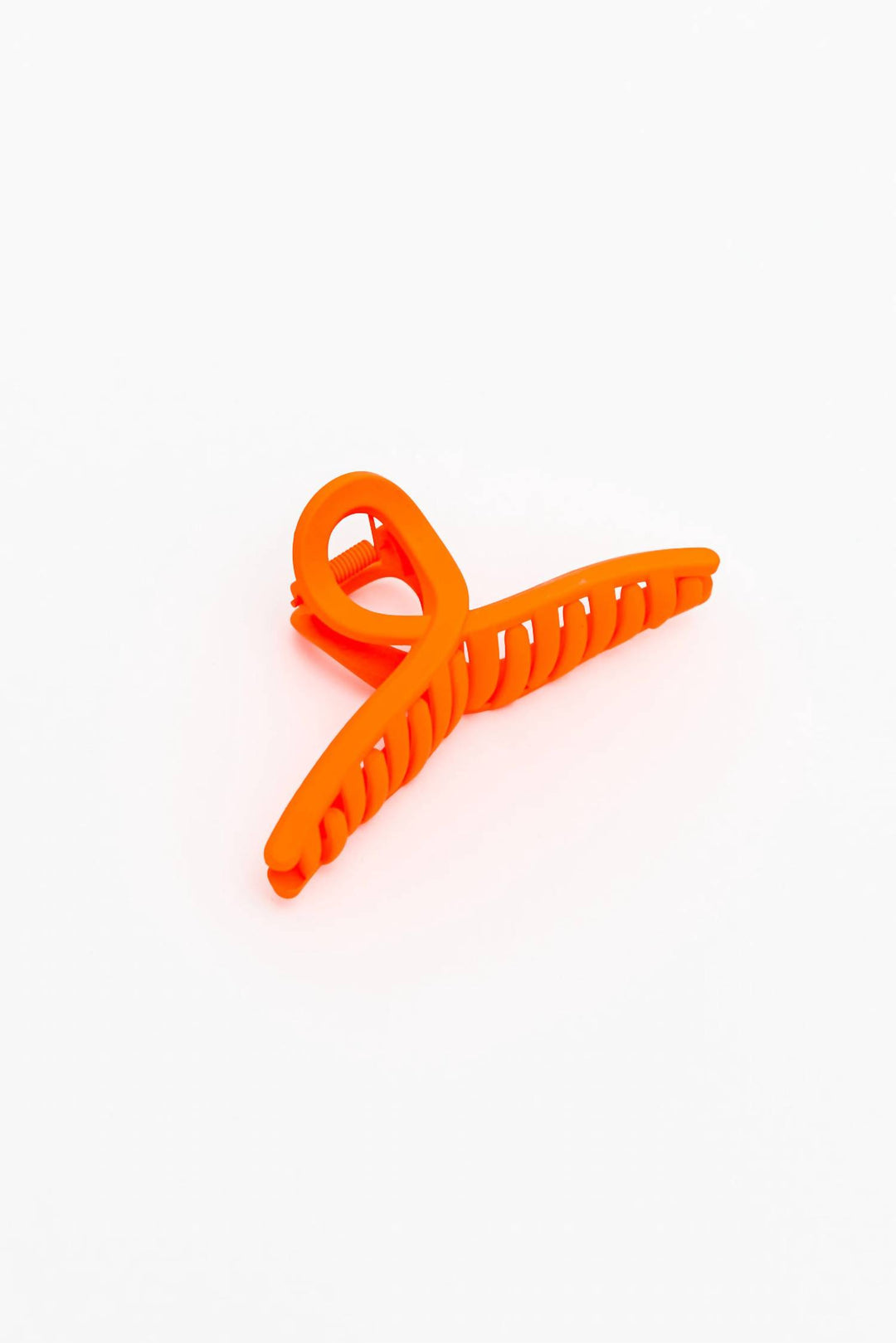 women's claw clip set in orange