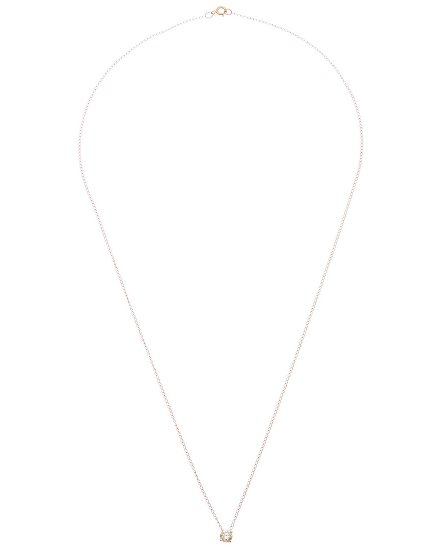 14k 0.25 ct. tw. diamond pendant necklace