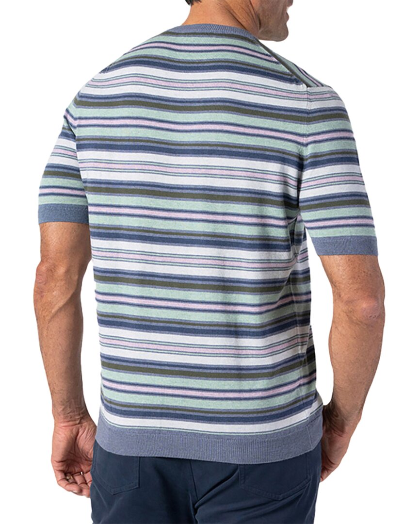 pratt multi stripe crewneck sweater