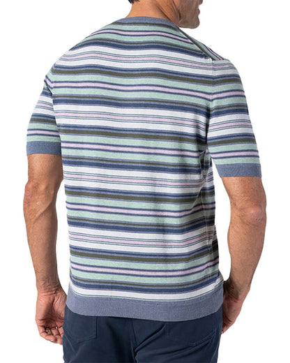 pratt multi stripe crewneck sweater