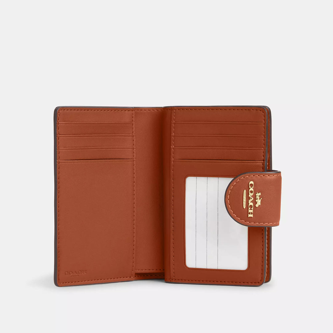 medium corner zip wallet