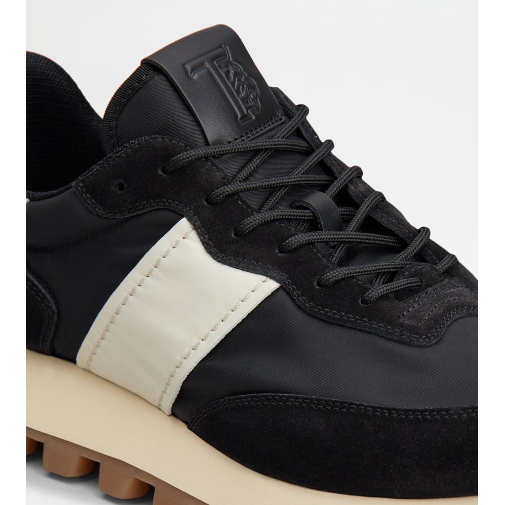 sneakers  1t in suede and fabric
