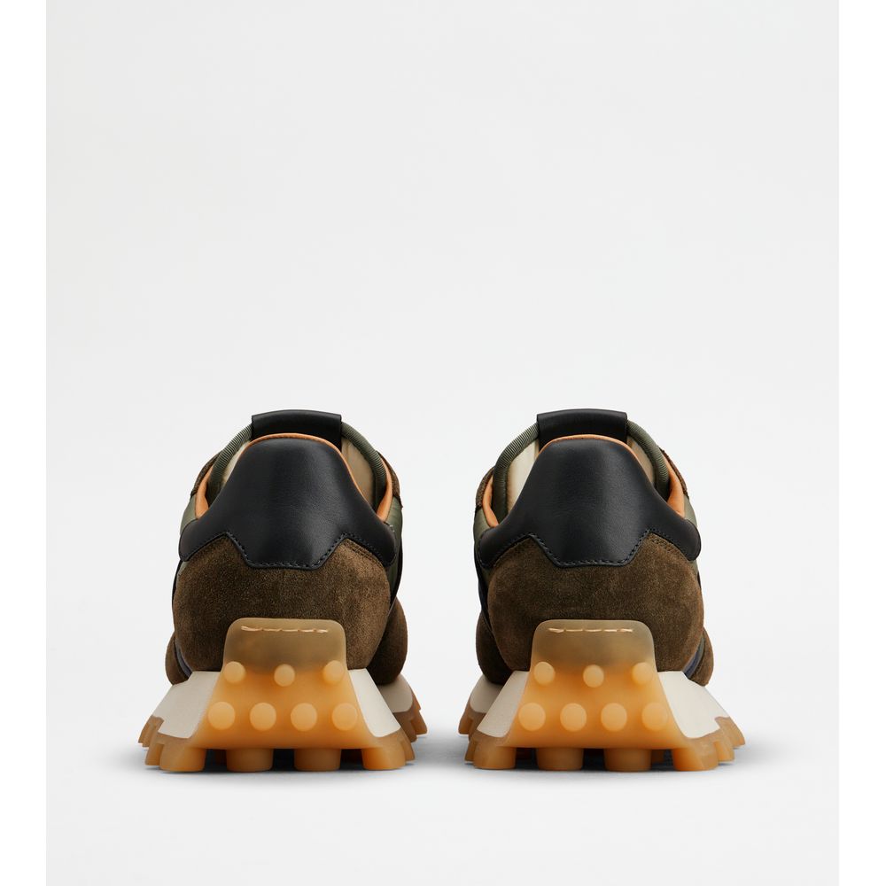 sneakers  1t in suede and fabric