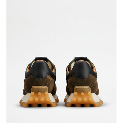 sneakers  1t in suede and fabric