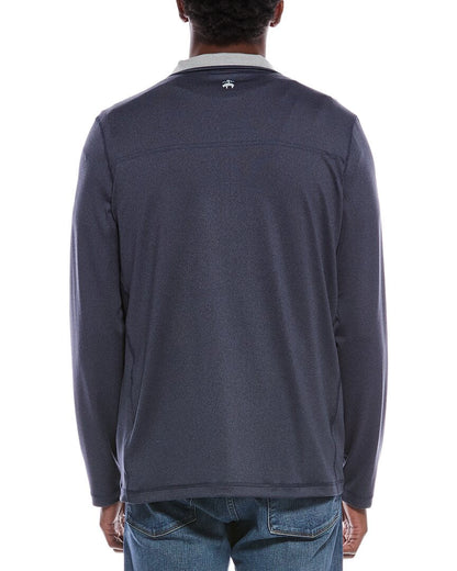 knit 1/2-zip pullover