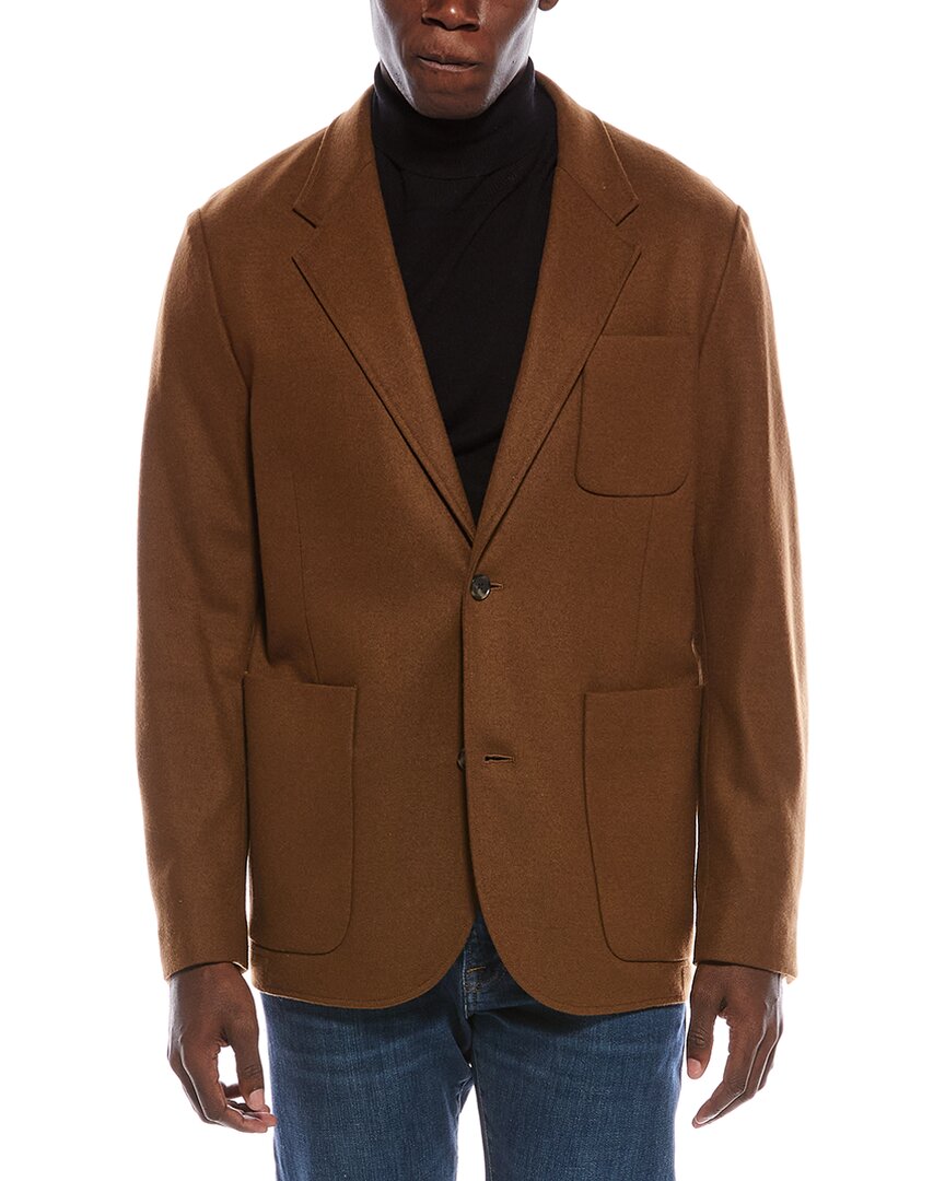 wool-blend blazer