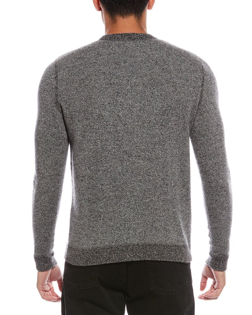 birdseye cashmere crewneck sweatshirt