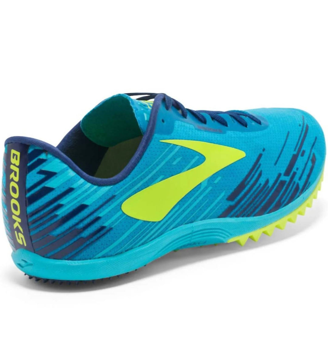 women's mach 18 shoes in blue/blue/yellow