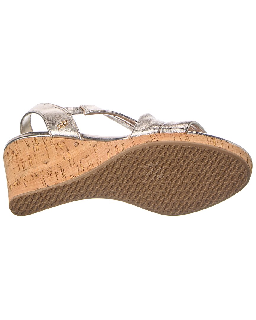 kamies leather wedge sandal