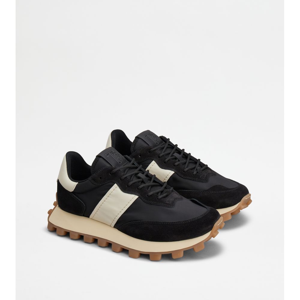 sneakers  1t in suede and fabric