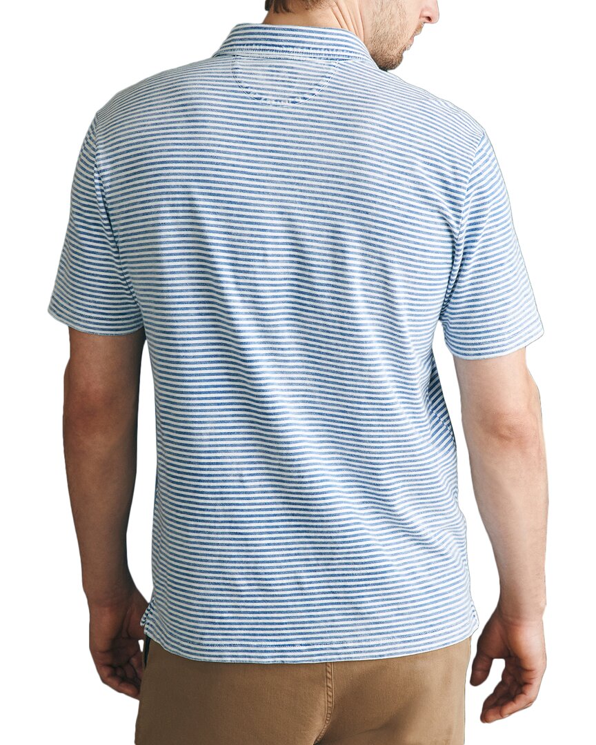 sunwashed indigo polo