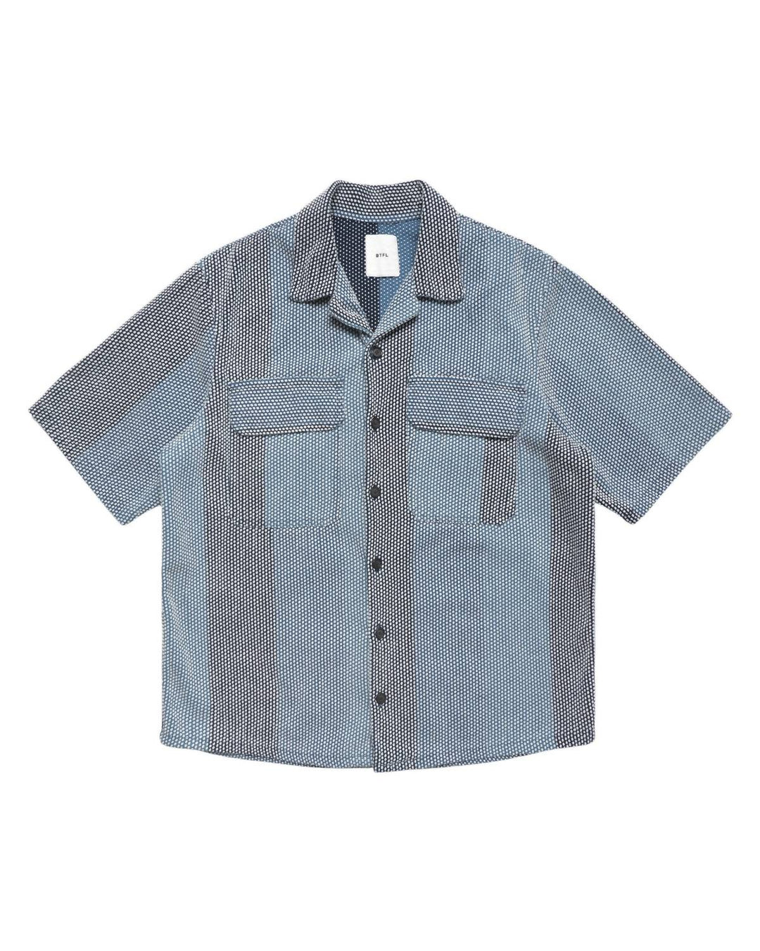 cruise shirt in indigo sashiko