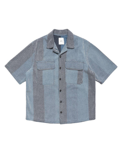 cruise shirt in indigo sashiko