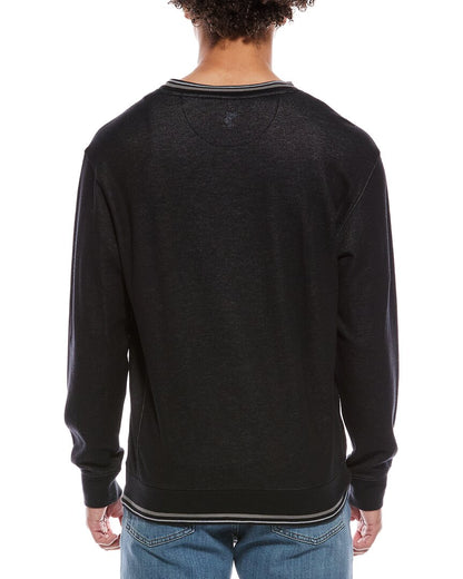 peached saba v-neck sweatshirt