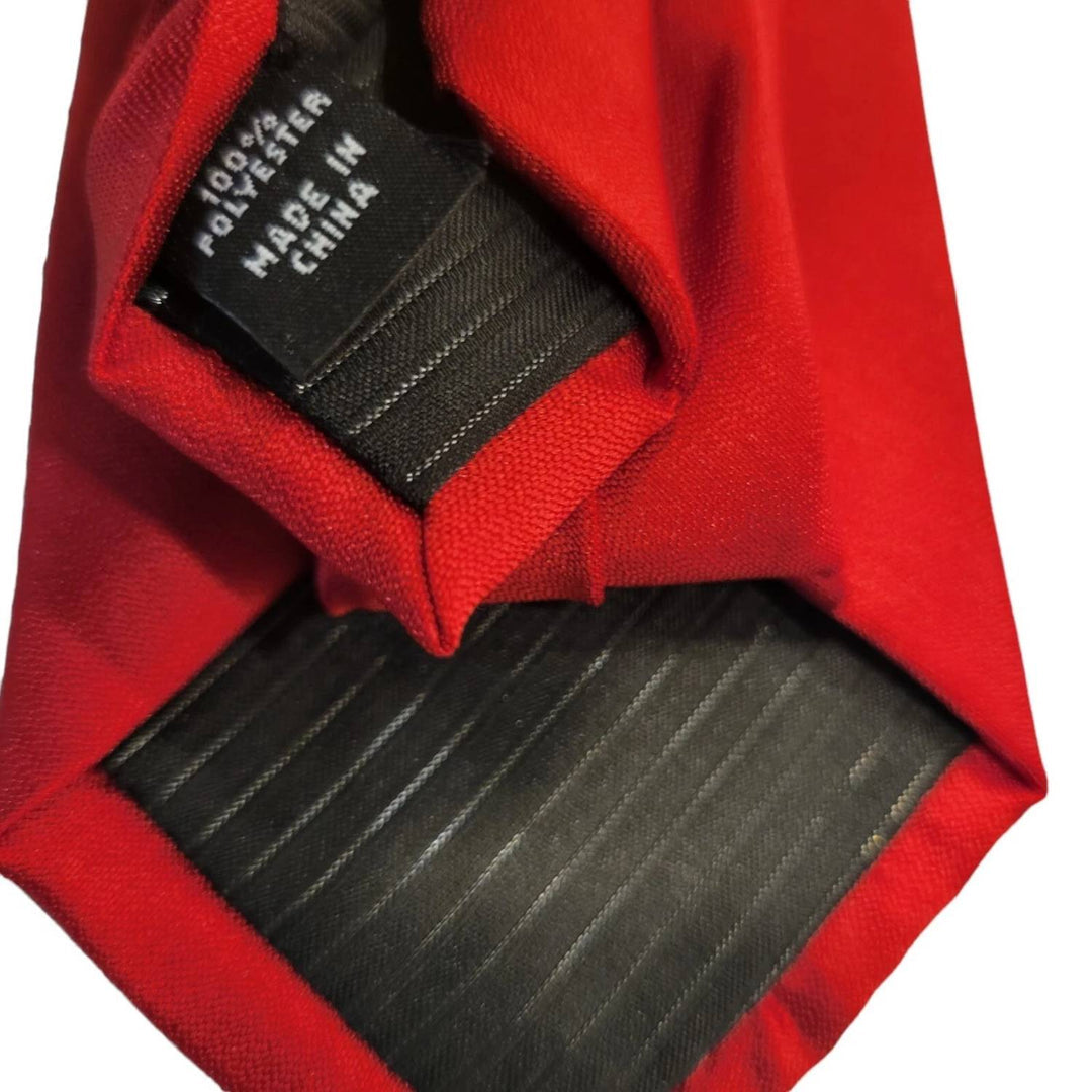 men's designer tie in red