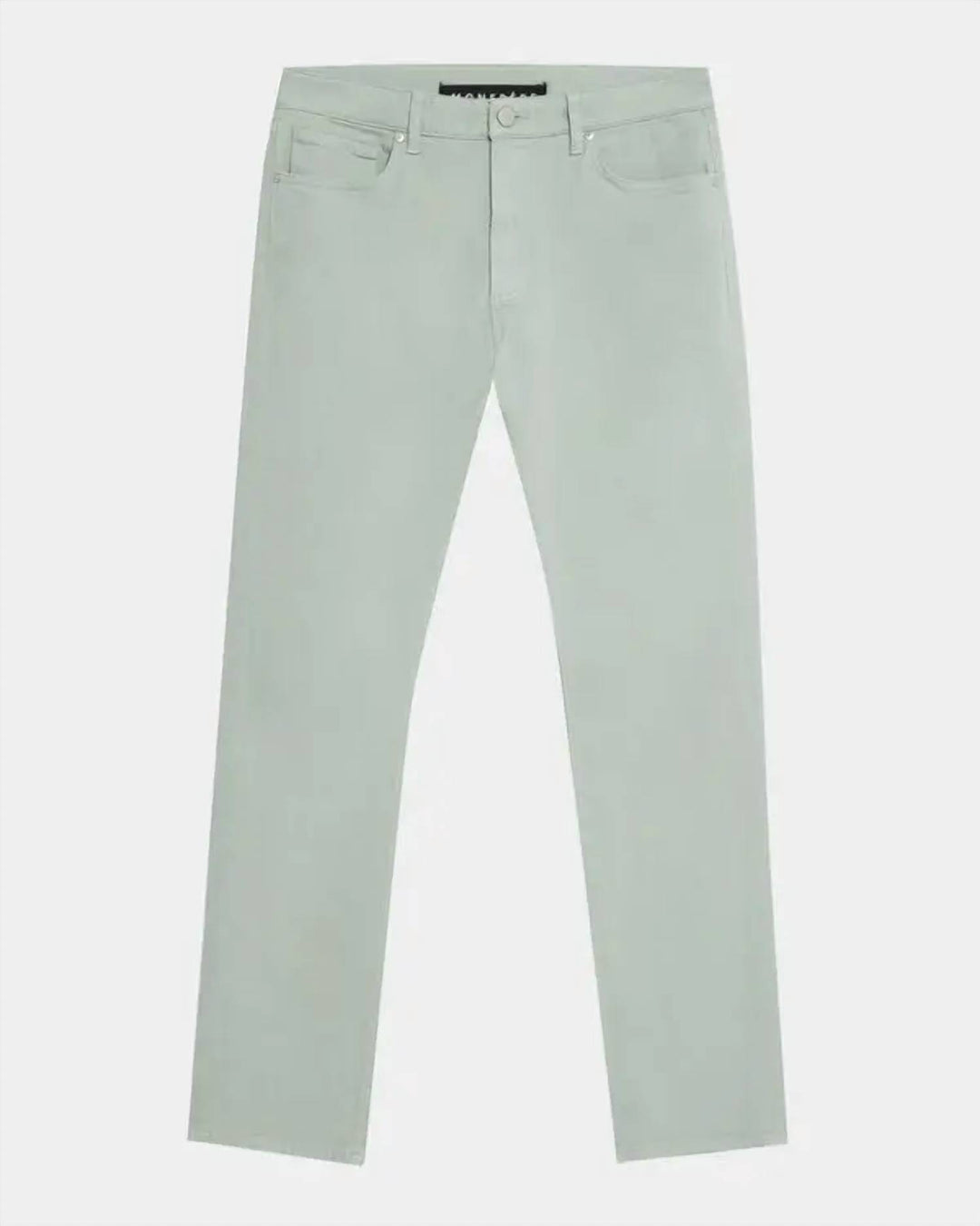 deniro slim straight jeans in mineral green