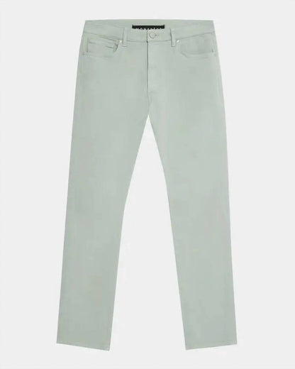deniro slim straight jeans in mineral green
