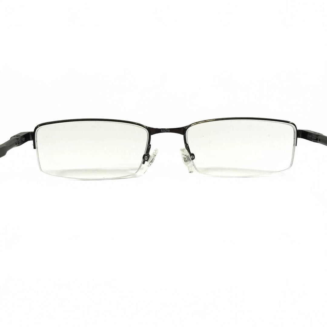 men's rm907 rectangle eyeglasses in grey
