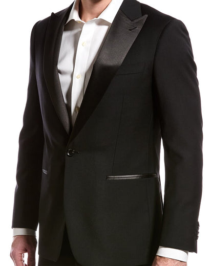 2pc slim fit wool suit
