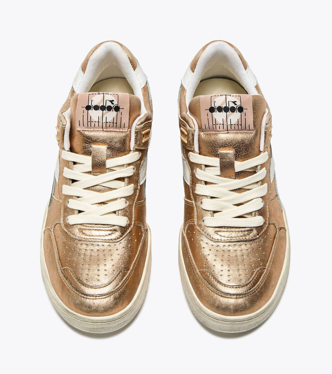 women's b.560 metallic sneakers in rosa